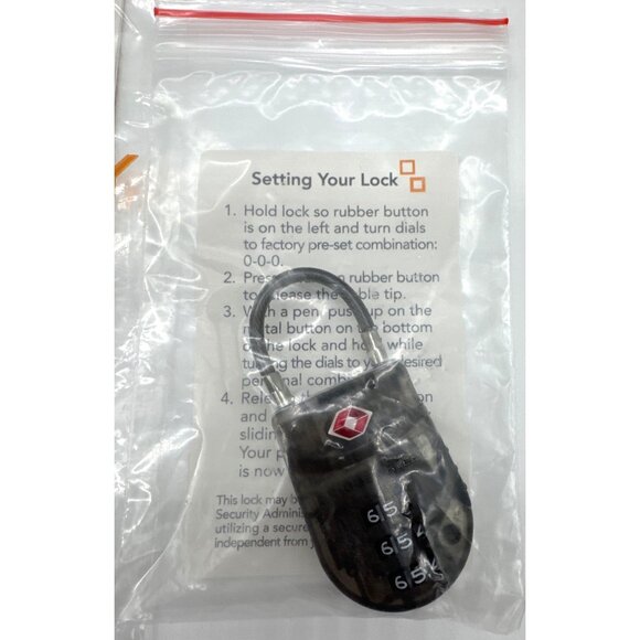 Briggs & Riley TSA Combination Luggage Lock TSA007 NEW Security - Picture 2 of 6